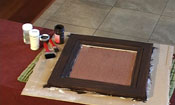 Wooden Frame Mirror
