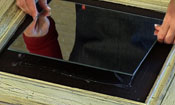 Wooden Frame Mirror